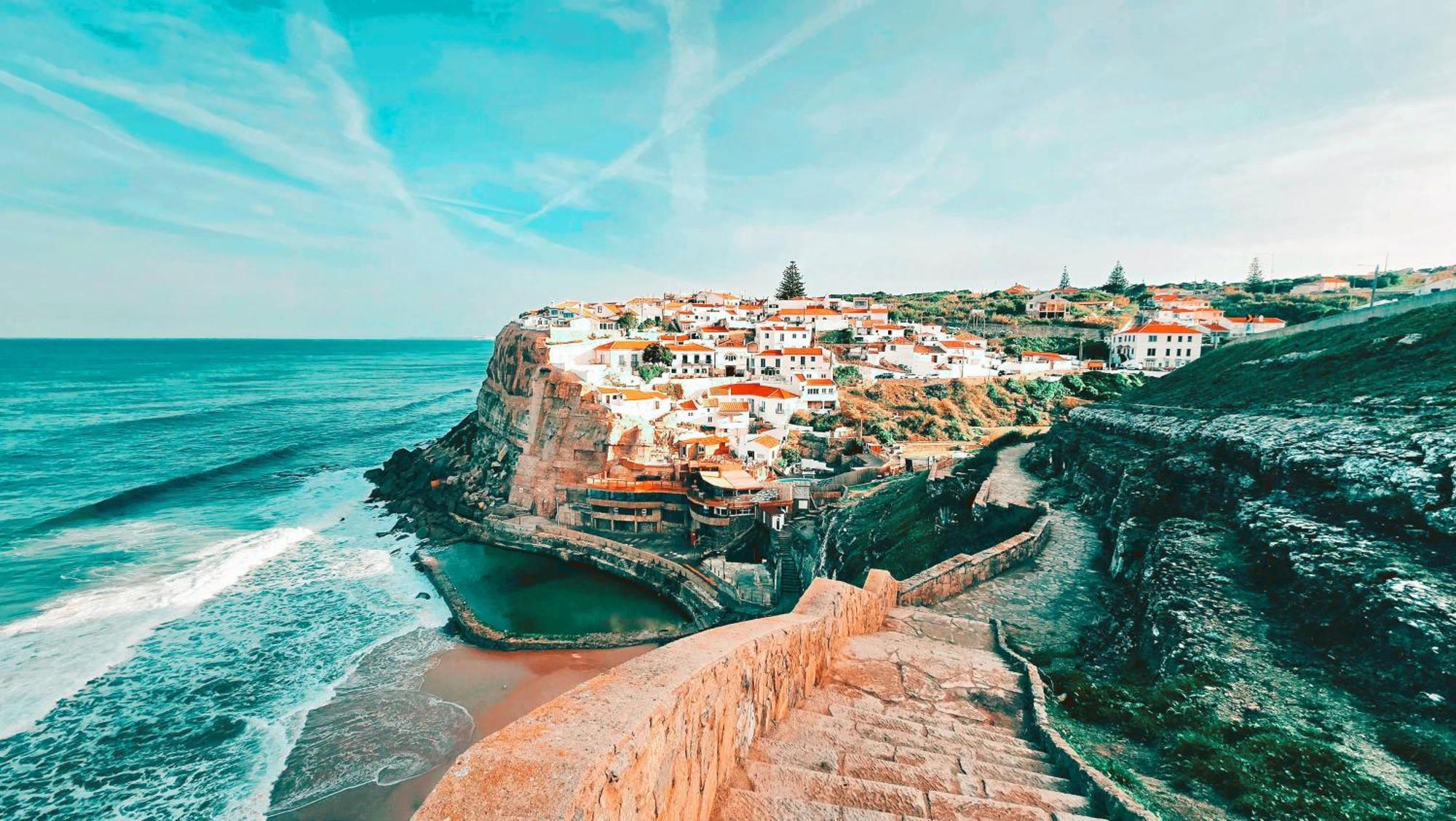 Um Lugar Ao Sol Beach House Azenhas Do Mar سينترا المظهر الخارجي الصورة
